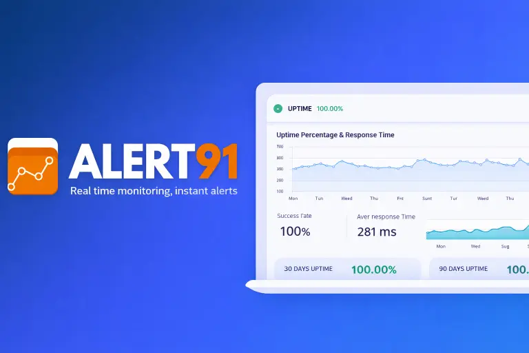 Alert91: Smart Website Monitoring Tool for Real-Time Alerts & Performance Tracking